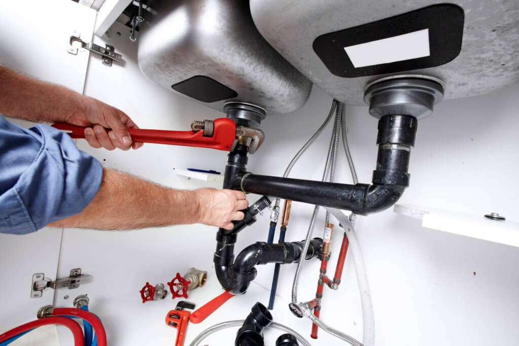 Under-sink drain and plumbing connection repair by USA Plumbing and Trenchless